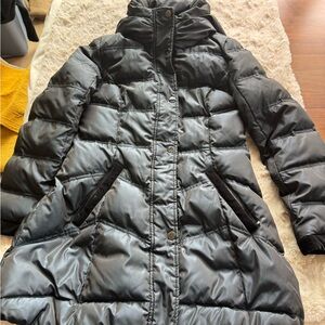 Women's Blue Puffer Coat